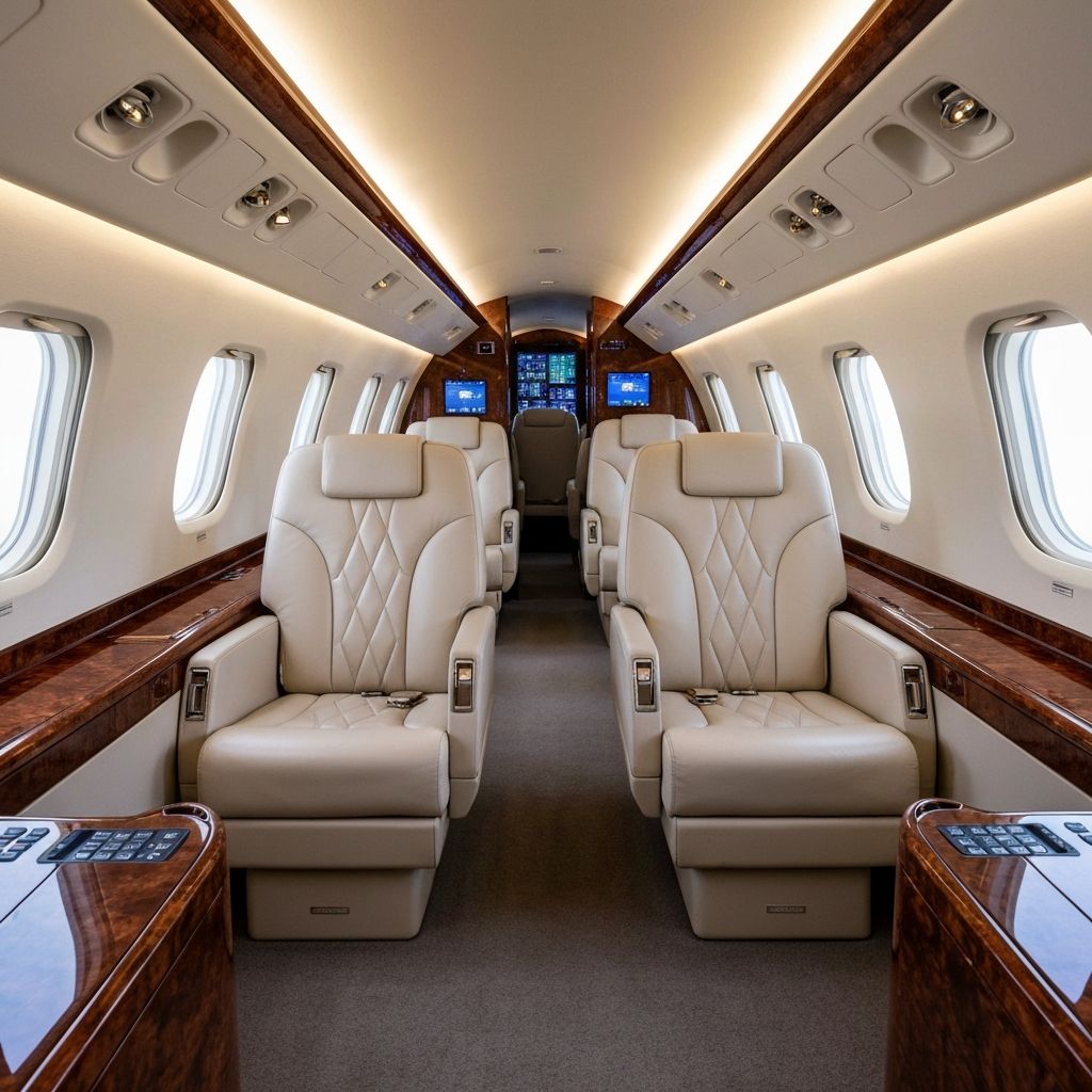 Luxury Jet Interior